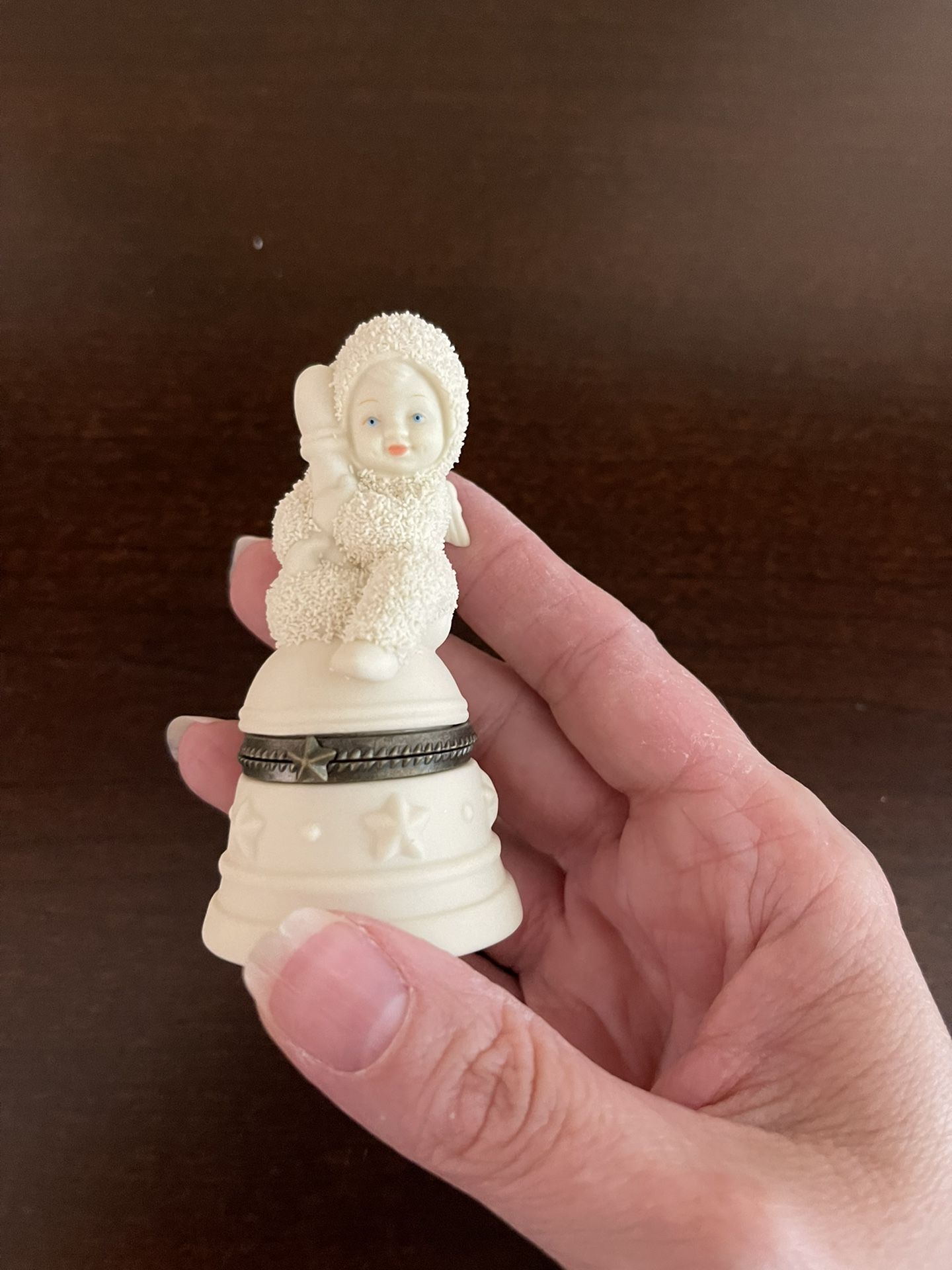 2/$25 or 3/$30 Snowbabies I'll Ring For You Hinged Box