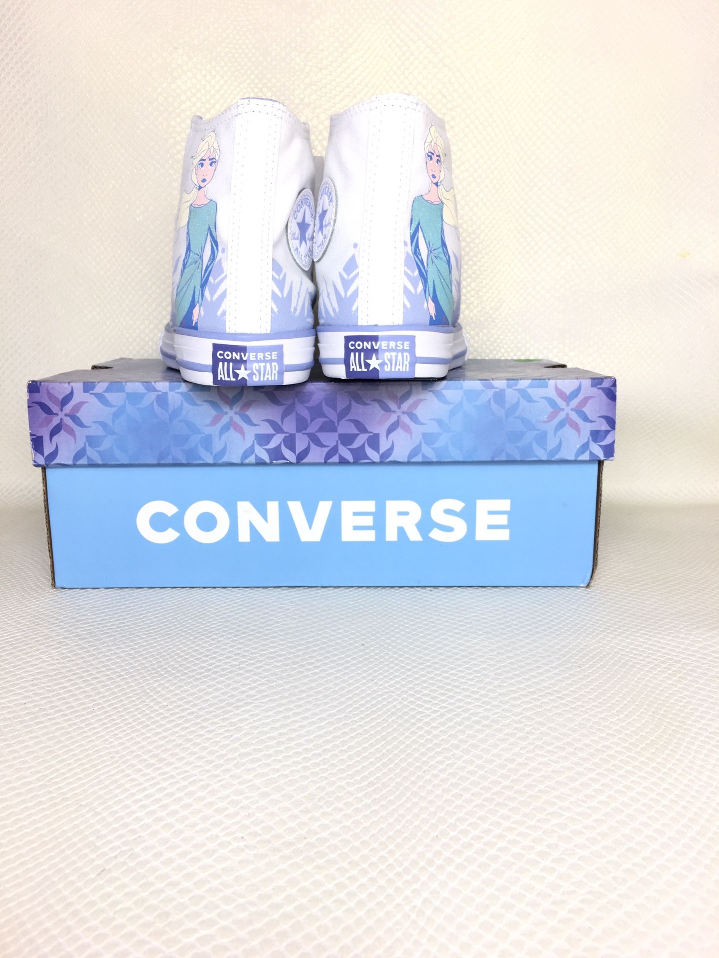 NEW Converse x Disney Frozen 2 Elsa Hi Top Chucks Kids 3