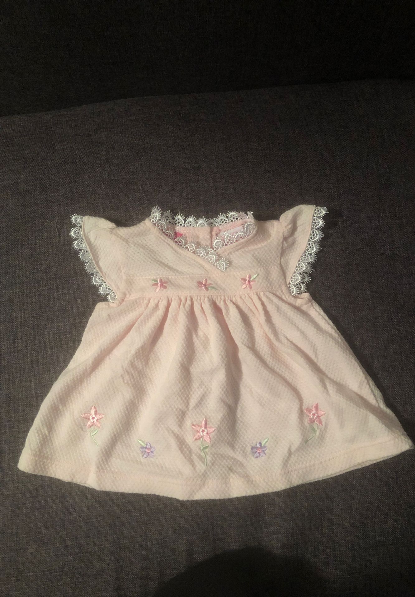 Little Lindsey Pink Dress - 0-6 Months