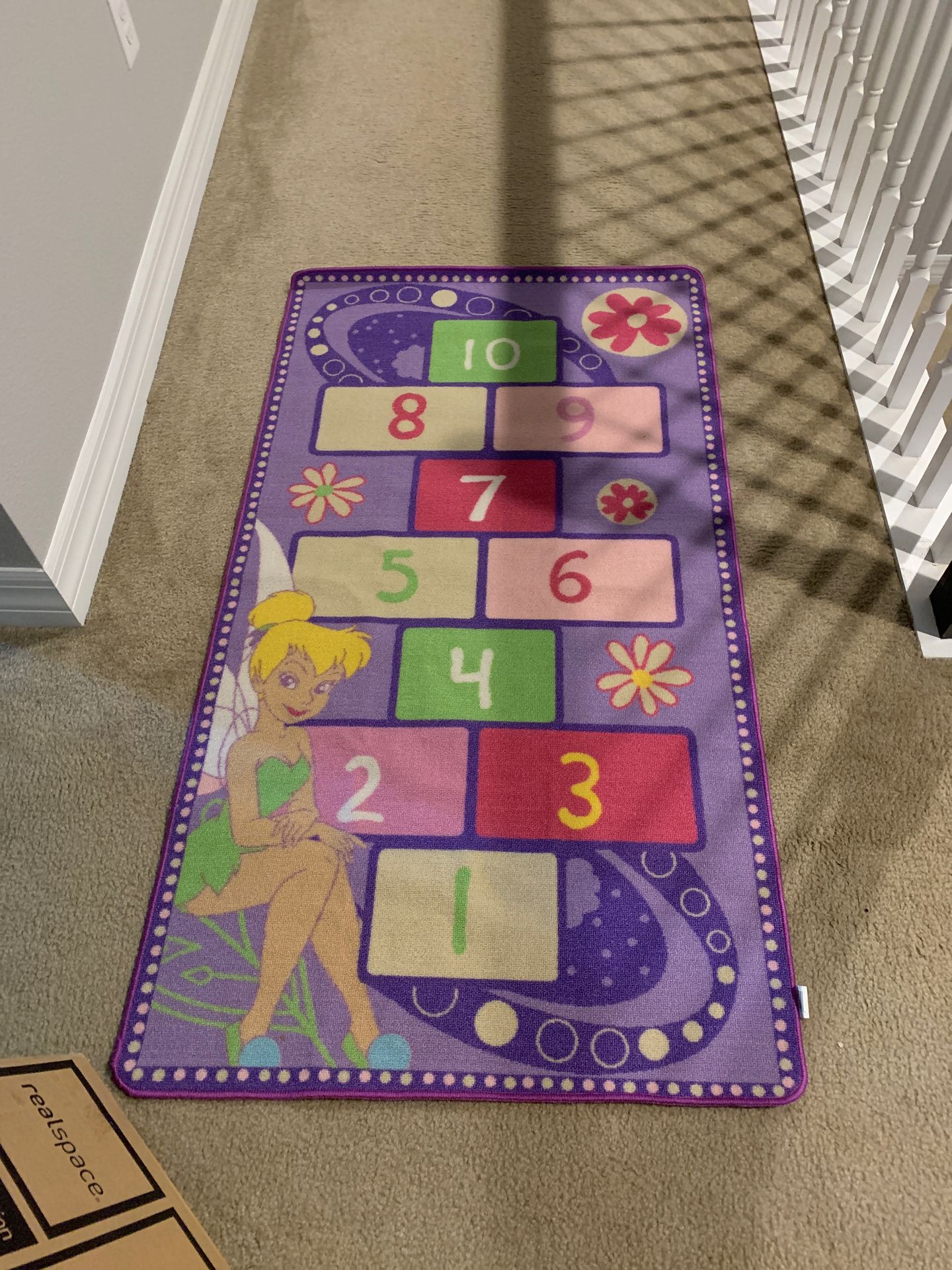 3x5 Tinkerbell hopscotch rug