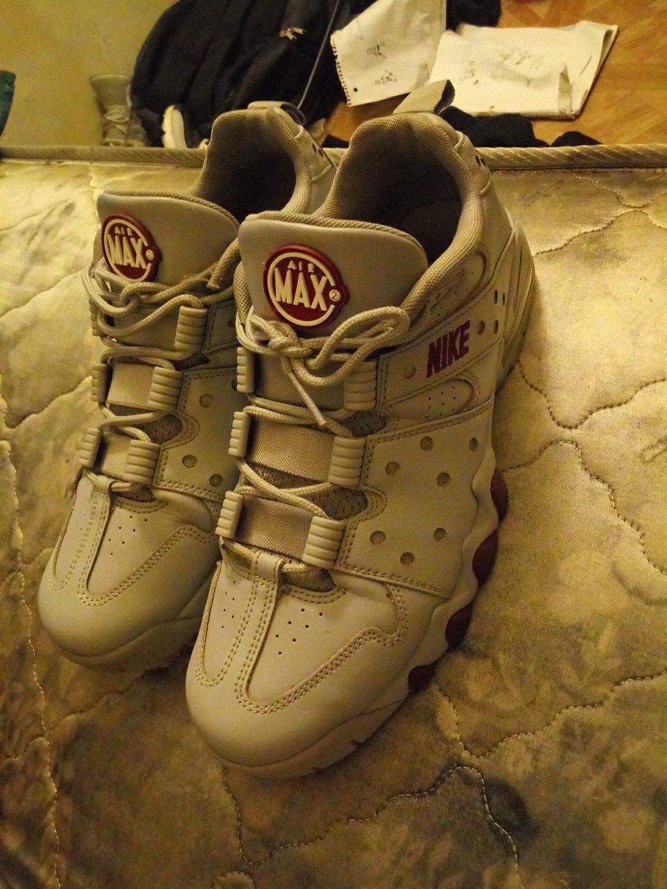 Gray n maroon barkleys lows