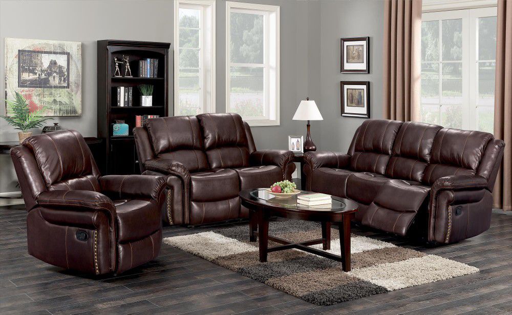 Do not delay your needs!!!GT Brown Reclining Loveseat. Next Day Delivery 🚛
