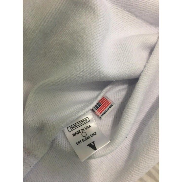 Vlone White And Yellow Logo Hoodie L