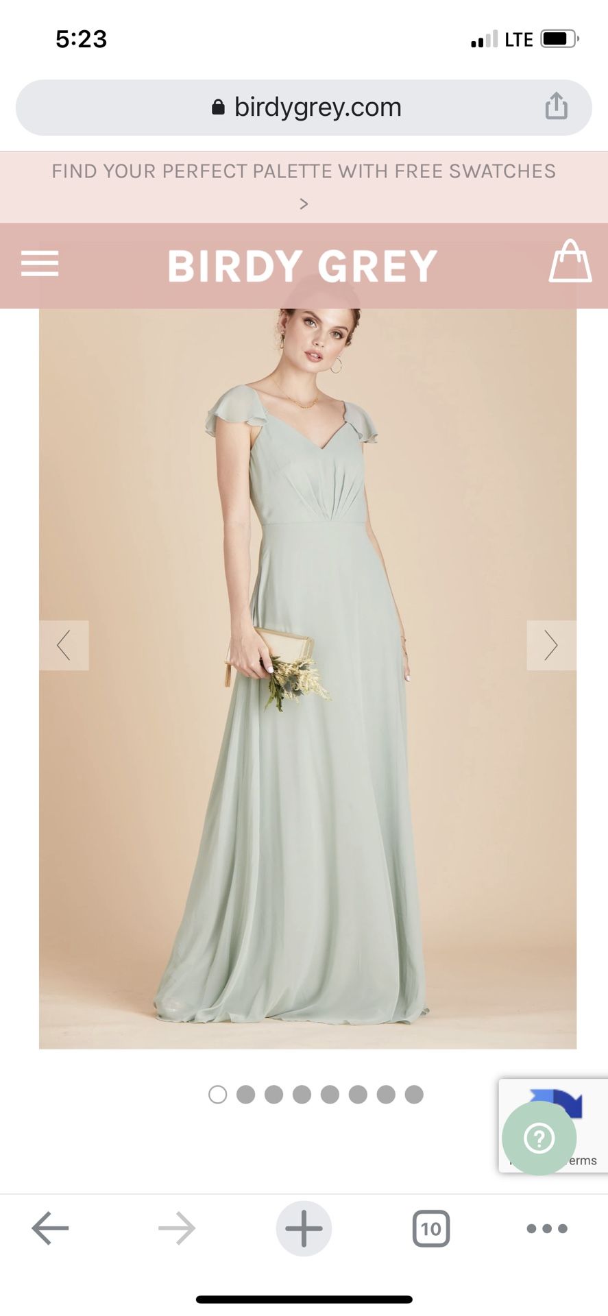 Sage Bridesmaid Dress - Birdy Grey