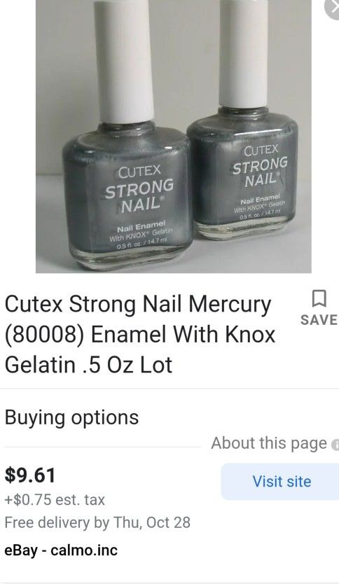CUTEX STRONG NAIL 💅