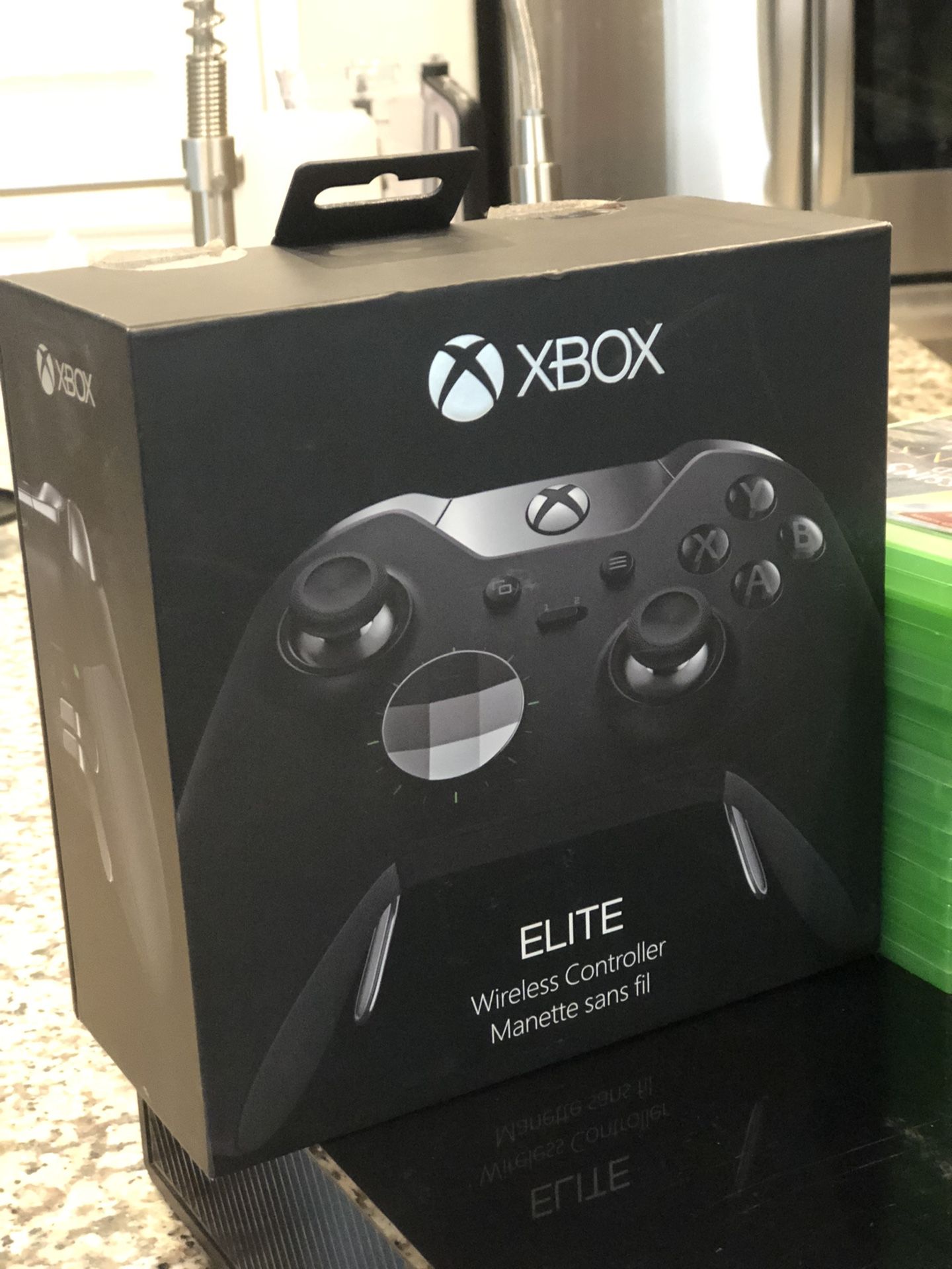 Xbox One Bundle with Elite Controller with Box and 9 Games