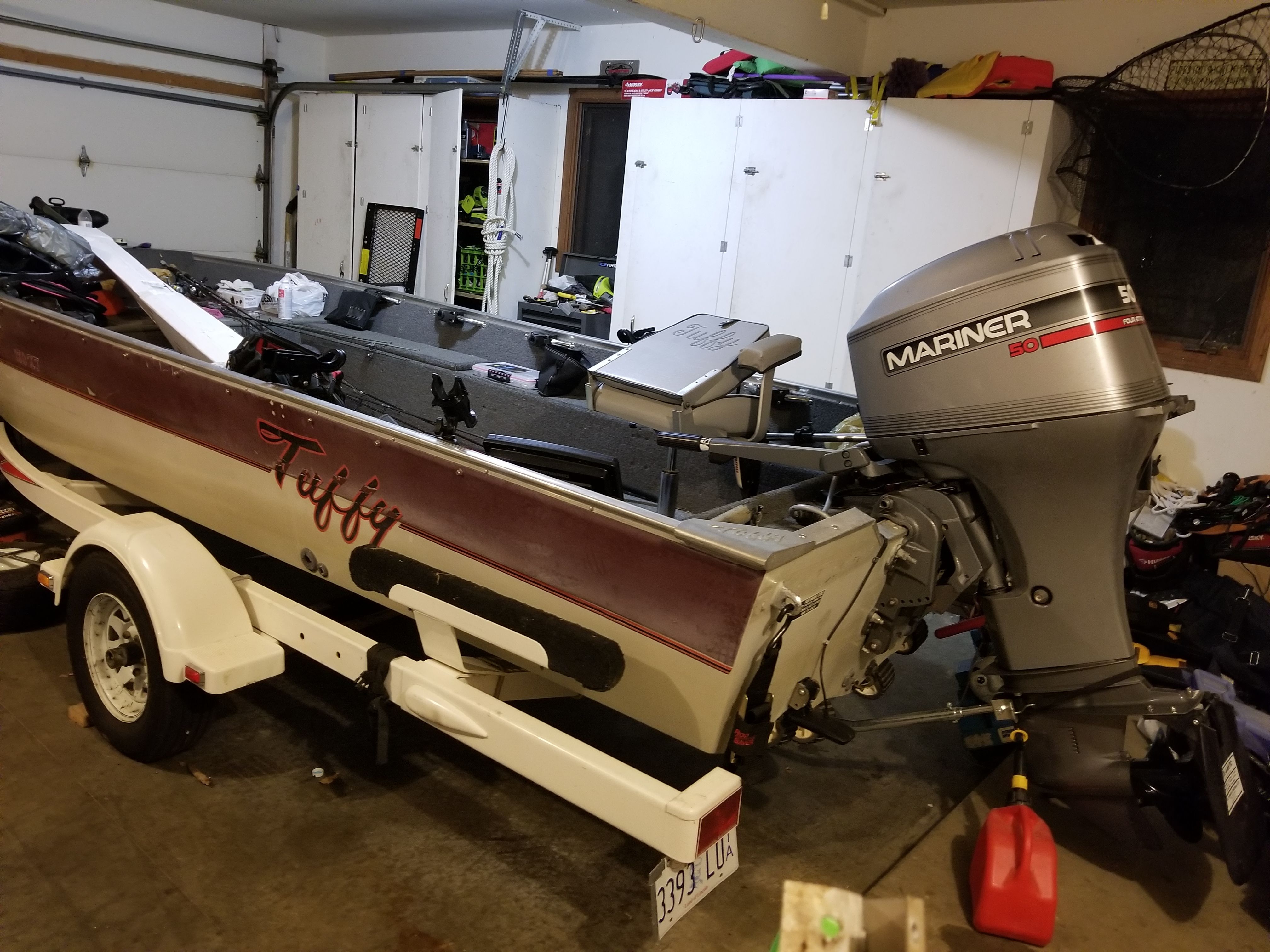 TUFFY TILLER BOAT 18 FOOT 50HP for Sale in Ingleside, IL OfferUp