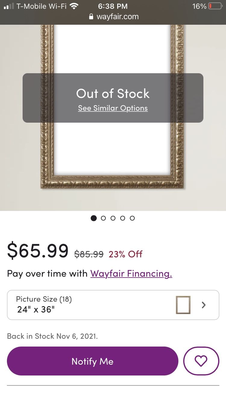 NeoClassical Frame