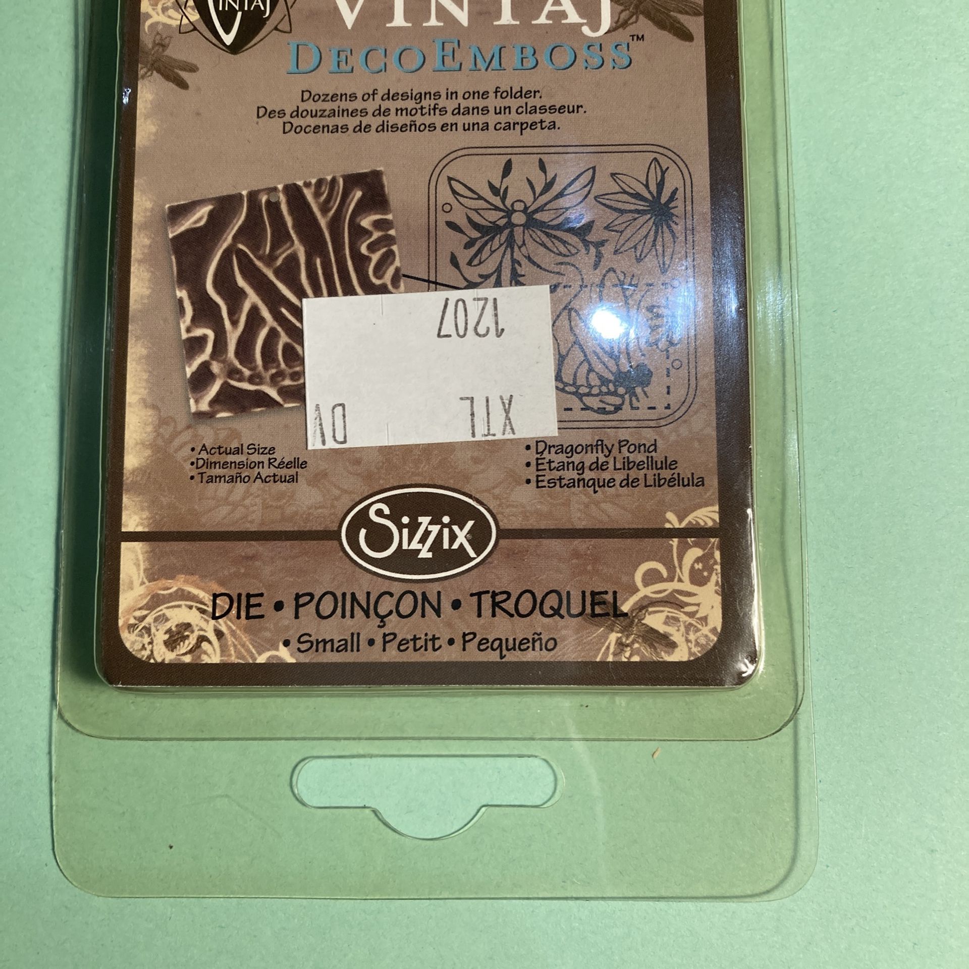 Vintaj Deco Embossing And Etching  Plates To Go With SIZZIX And Other Paper Crafting Cutters .    3 Etch Plates And 5 Embossing Plates