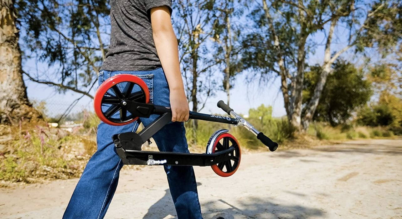 Two (2) Razor Carbon Lux Kick Scooter, Black/Red. Hardly used at all. $40 each or $70 for two