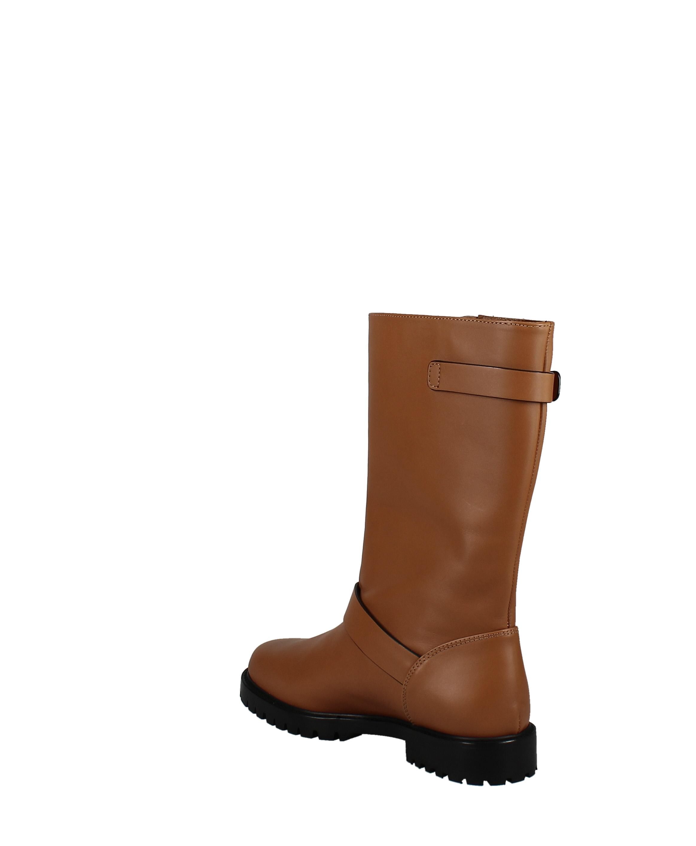 Lafayette 148 | Jordan Moto Leather Boot | Tan | 7 M