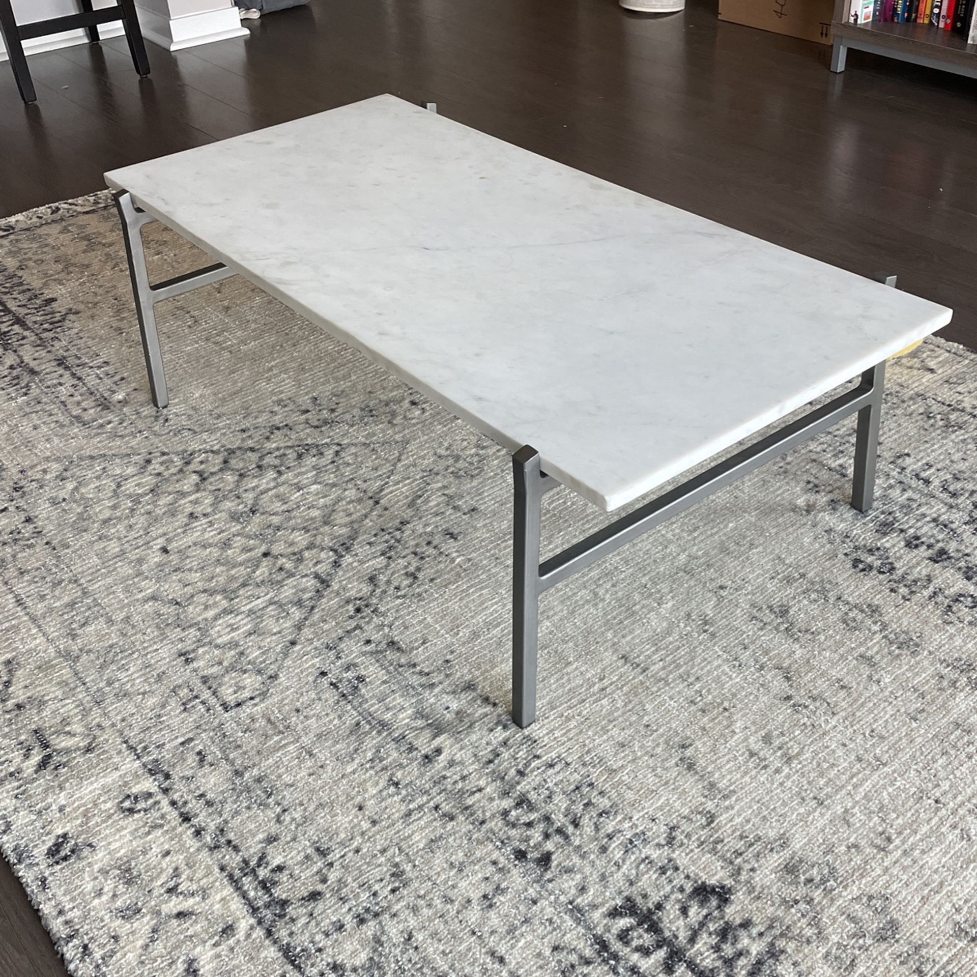 CB2 Marble Coffee Table