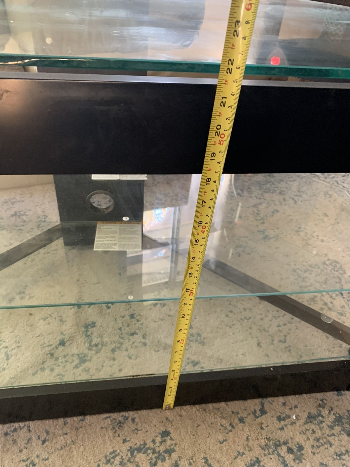 Glass TV Stand