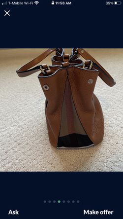Small Maid Tote  100% Authentic  Saddle brown Burberry  Thumbnail