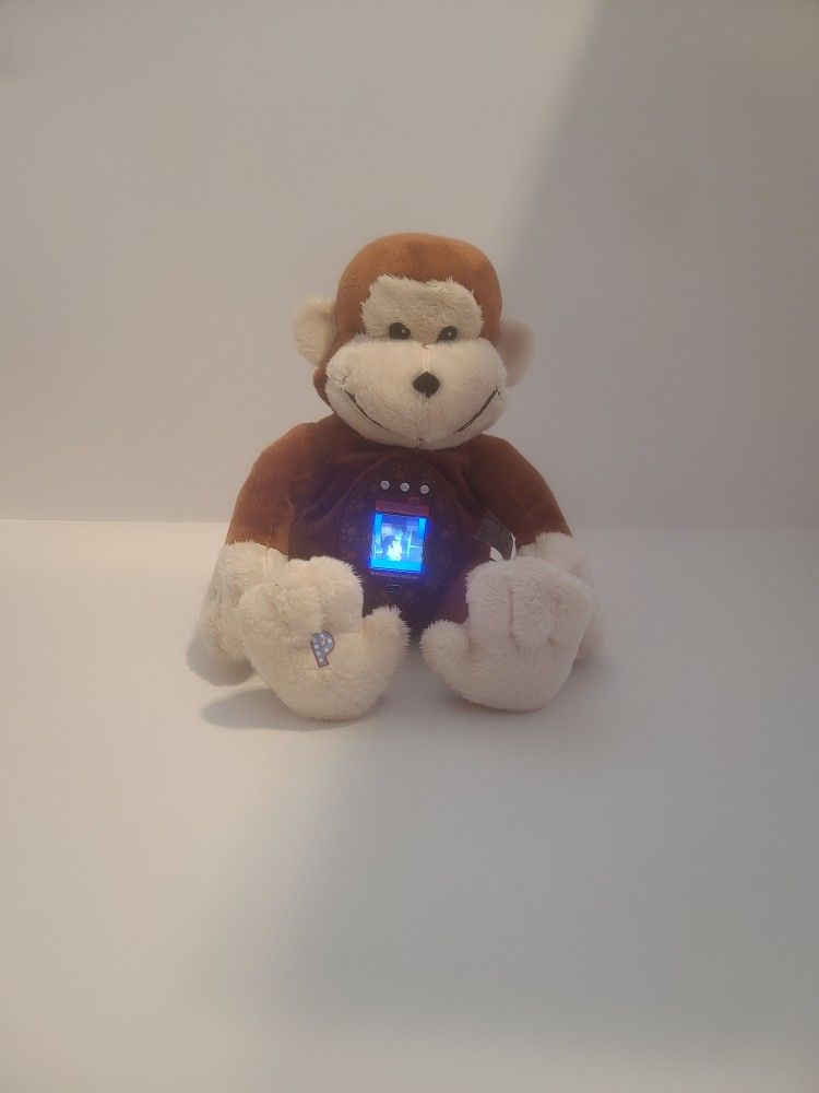 MONKEY Photokinz Huggable Digital Photo Frame Fun Loving Companion it do not come with the cable to connect to the PC