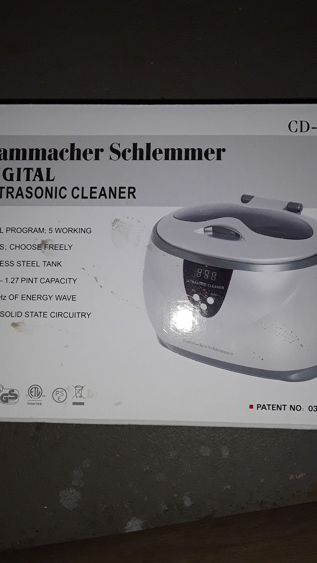 Jewlery Ultrasonic cleaner