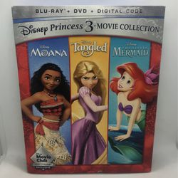 Disney Princess 3 Movie Collection Blu-ray DVD Thumbnail