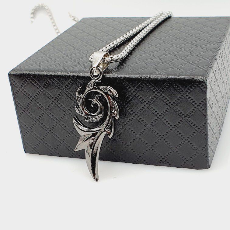 "Fashion Fire Flame Pendants Leather Choker Necklaces for women/men, N90201P172
