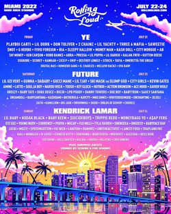 Two 3-Day GA Rolling Loud Miami 2022 Tickets Thumbnail