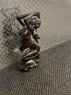 Praying  Statue Hand Carved High End  Wooden Statue  Thumbnail