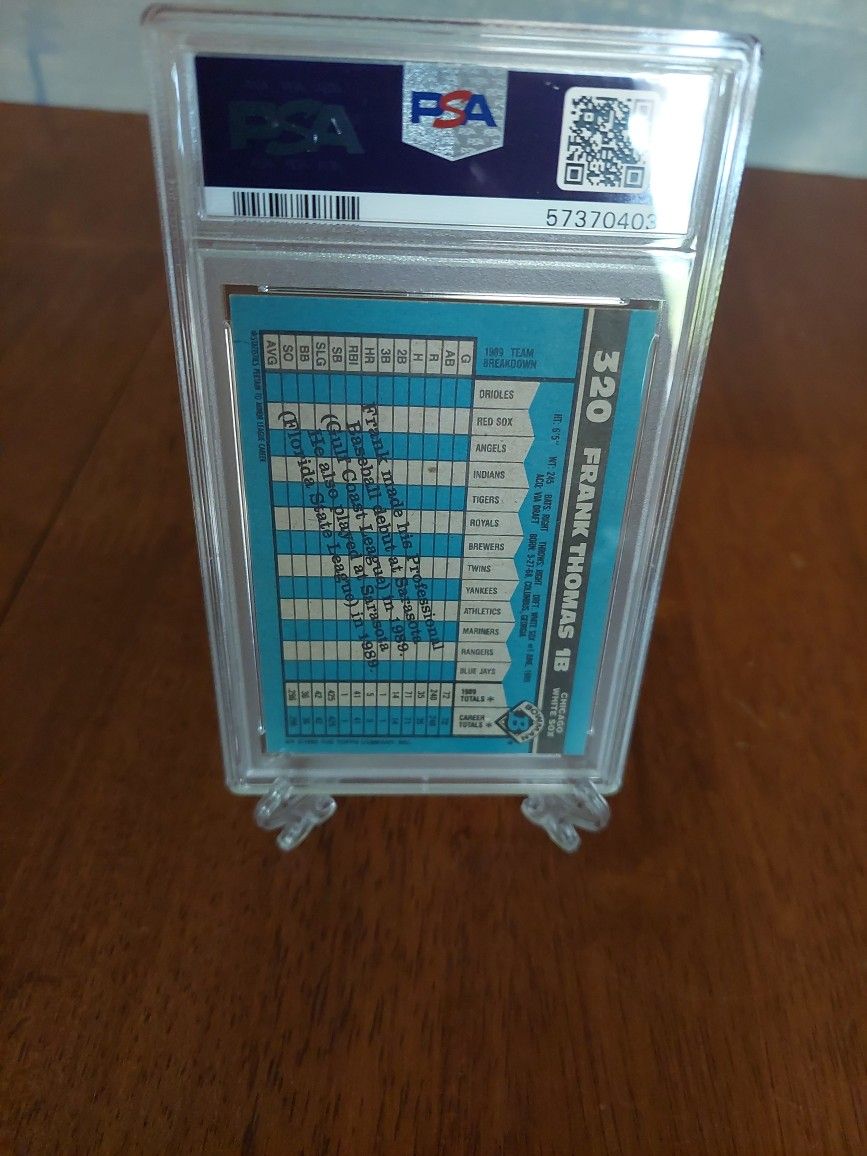 Frank Thomas Rookie Baseball Cards