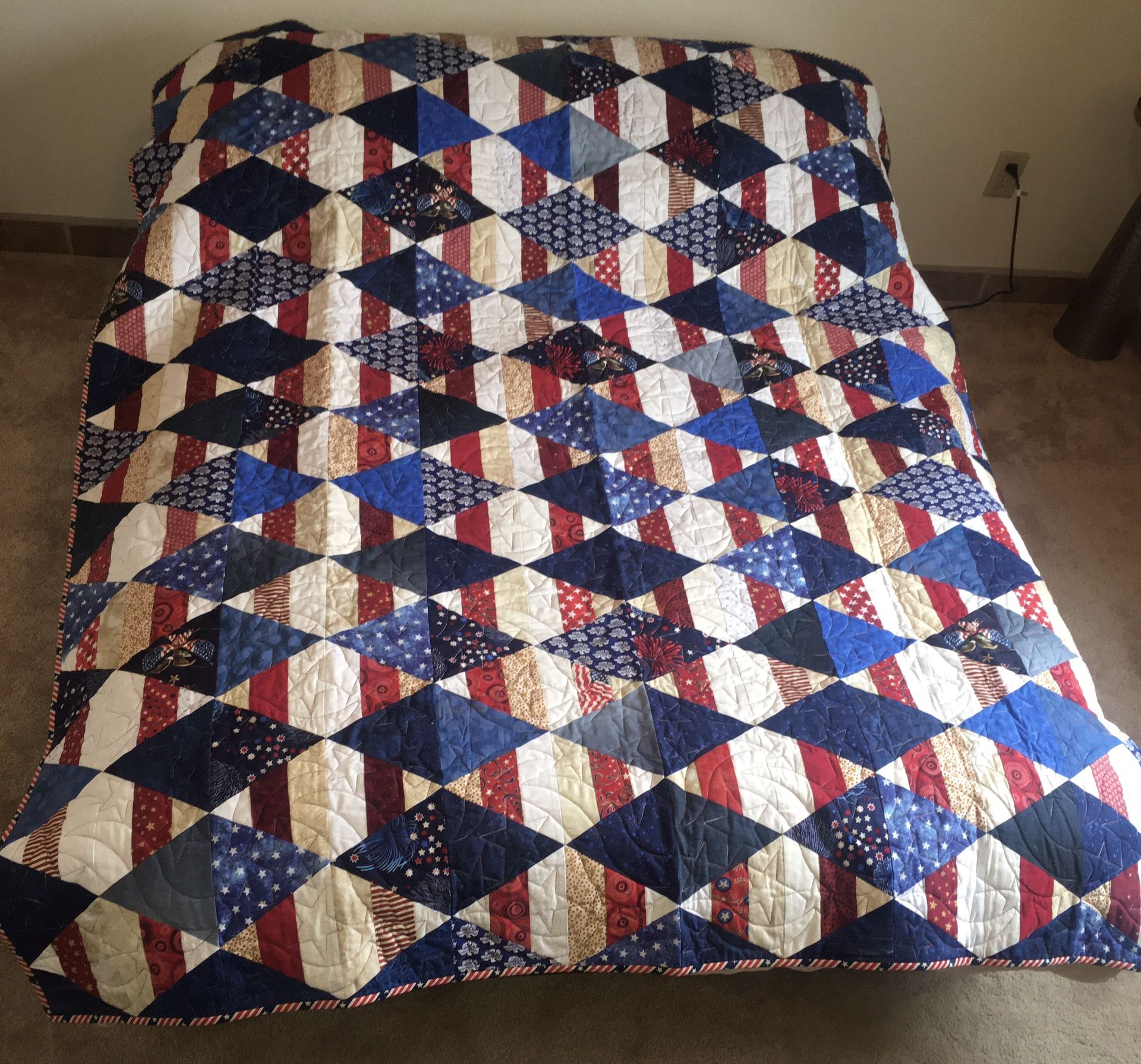 Reversible Handmade “Quilt of Valor”