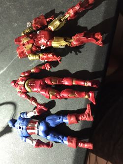 Marvel universe 3.75 figure iron man captain america Thumbnail