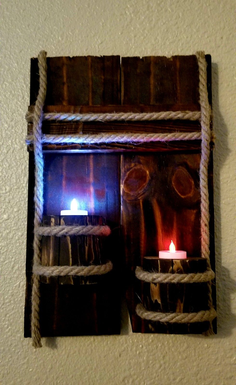 Sconce candle holder