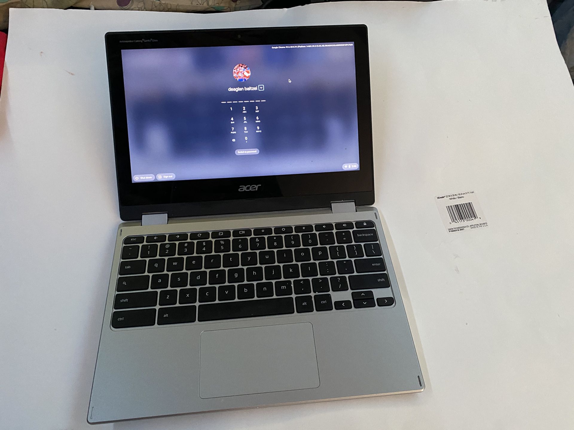 Acer 2-in-1 Chrome Book