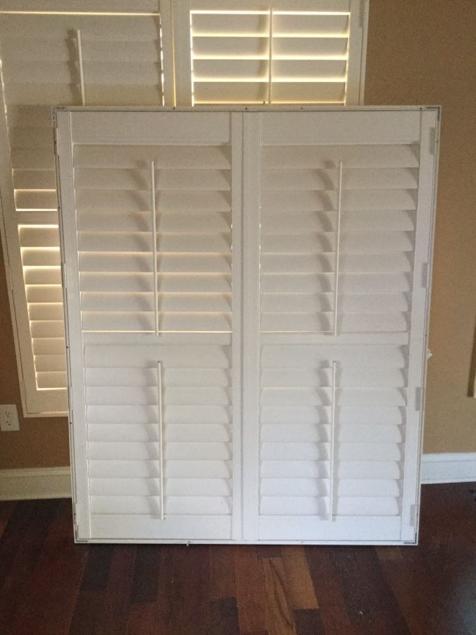 Hunter Douglas Plantation Shutters- Double Hung with Divider Rails and ...