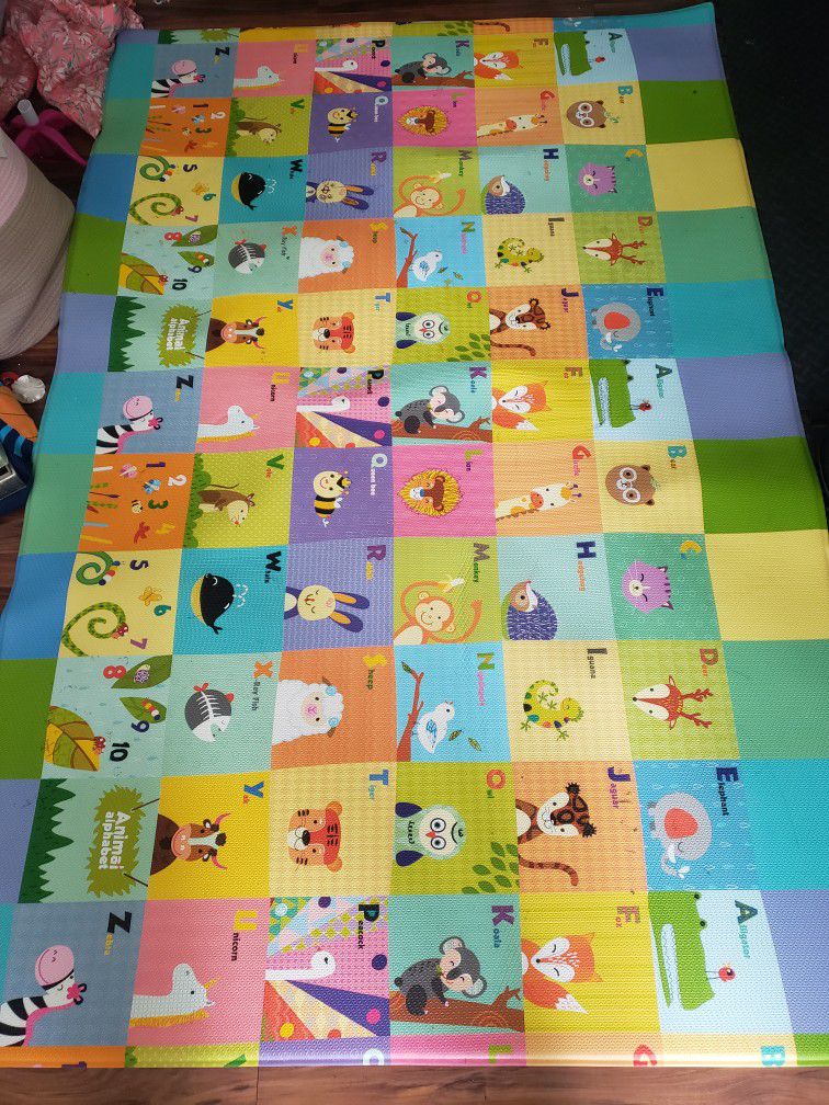 Double Sided Kids Soft Play Mat