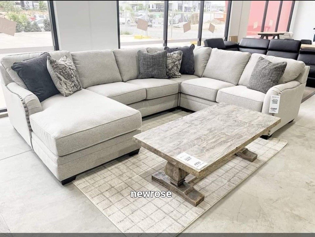 Hot Deal💎 $40 Down...
Dellara Chalk LAF Sectional☆☆Same Day Delivery-In Stock☆☆