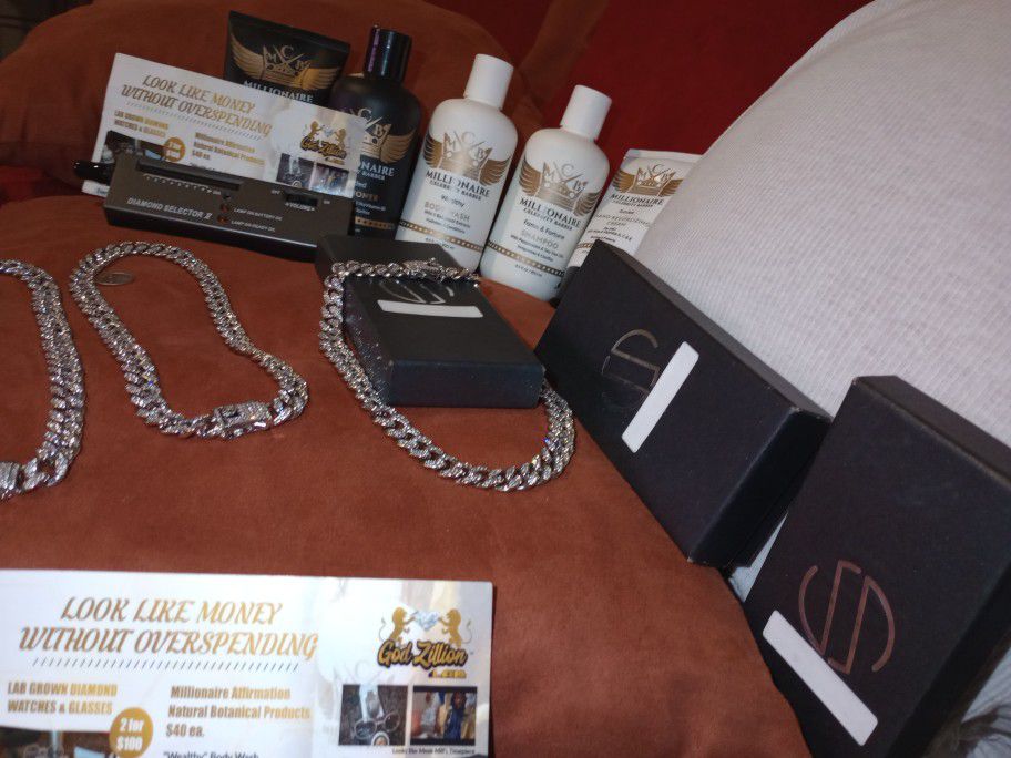 🔥⭐🏆🔥one 18" chain🥶Unisex🥶Real Lab Diamond💎Read on tester☑️ Video proof🎥" Look like money without overspending"👀They sparkle identical to Natur