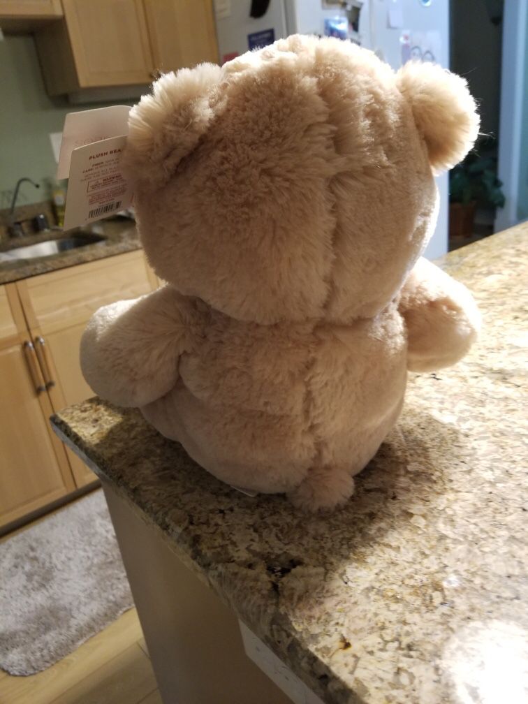 New Lg Plush Teddy Bear 