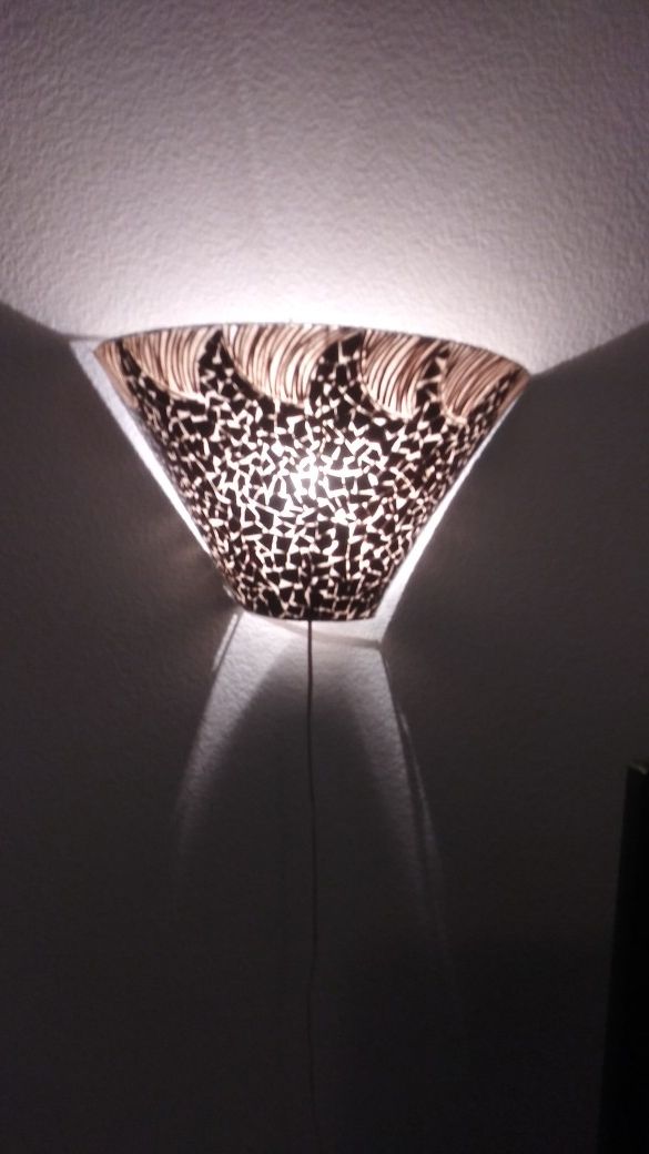 Tortoise shell lamp