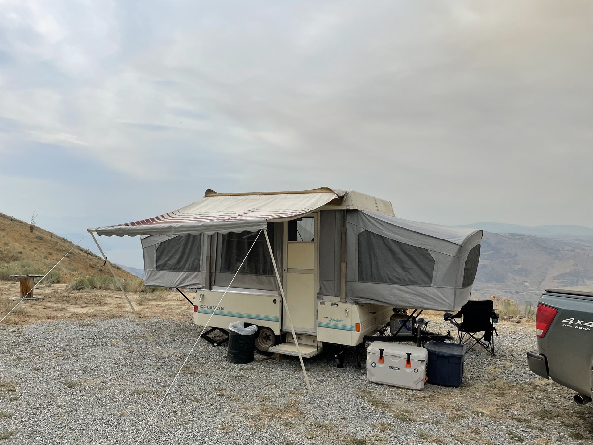 1992 Coleman Pioneer Voyager Tent Trailer