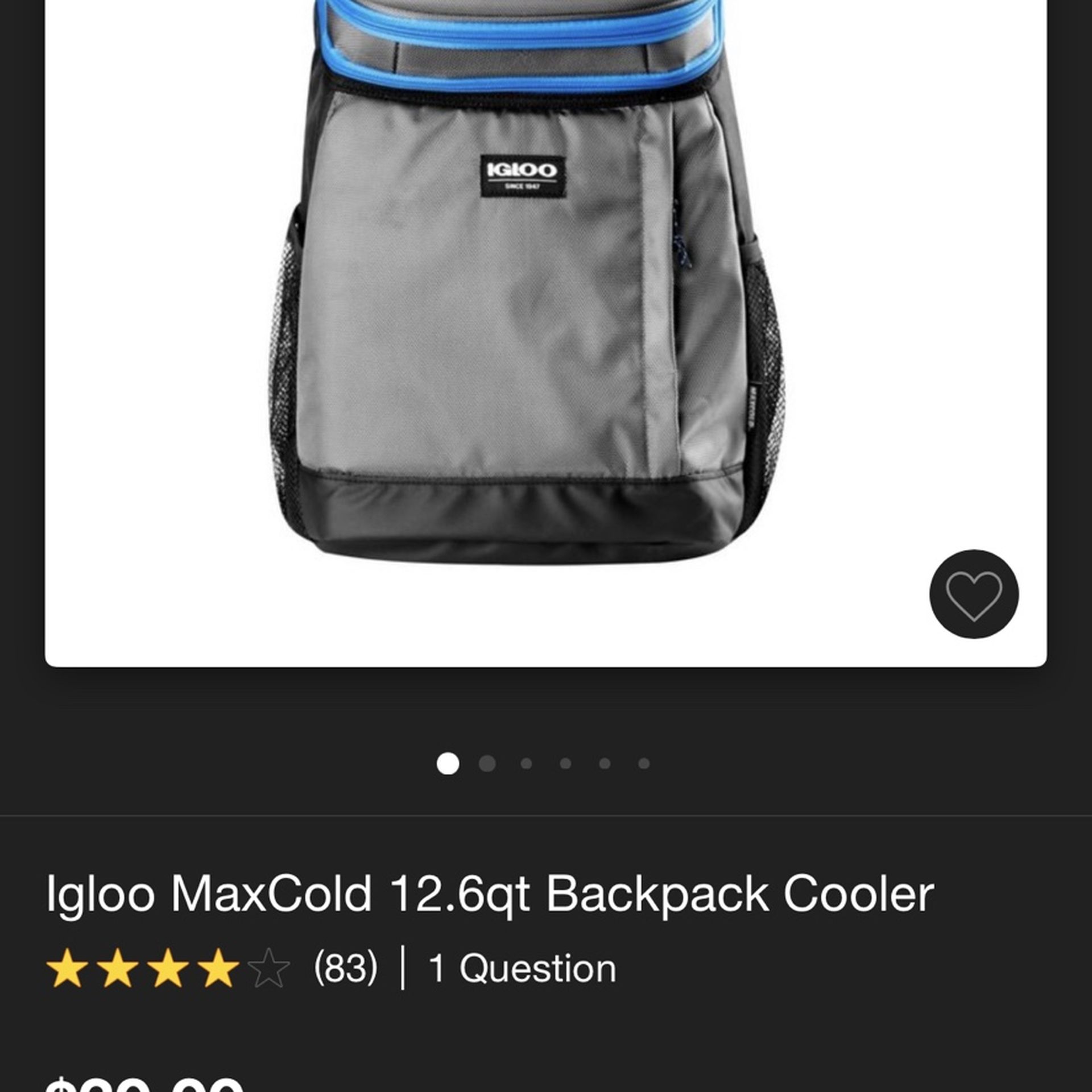 Igloo Cooler Backpack
