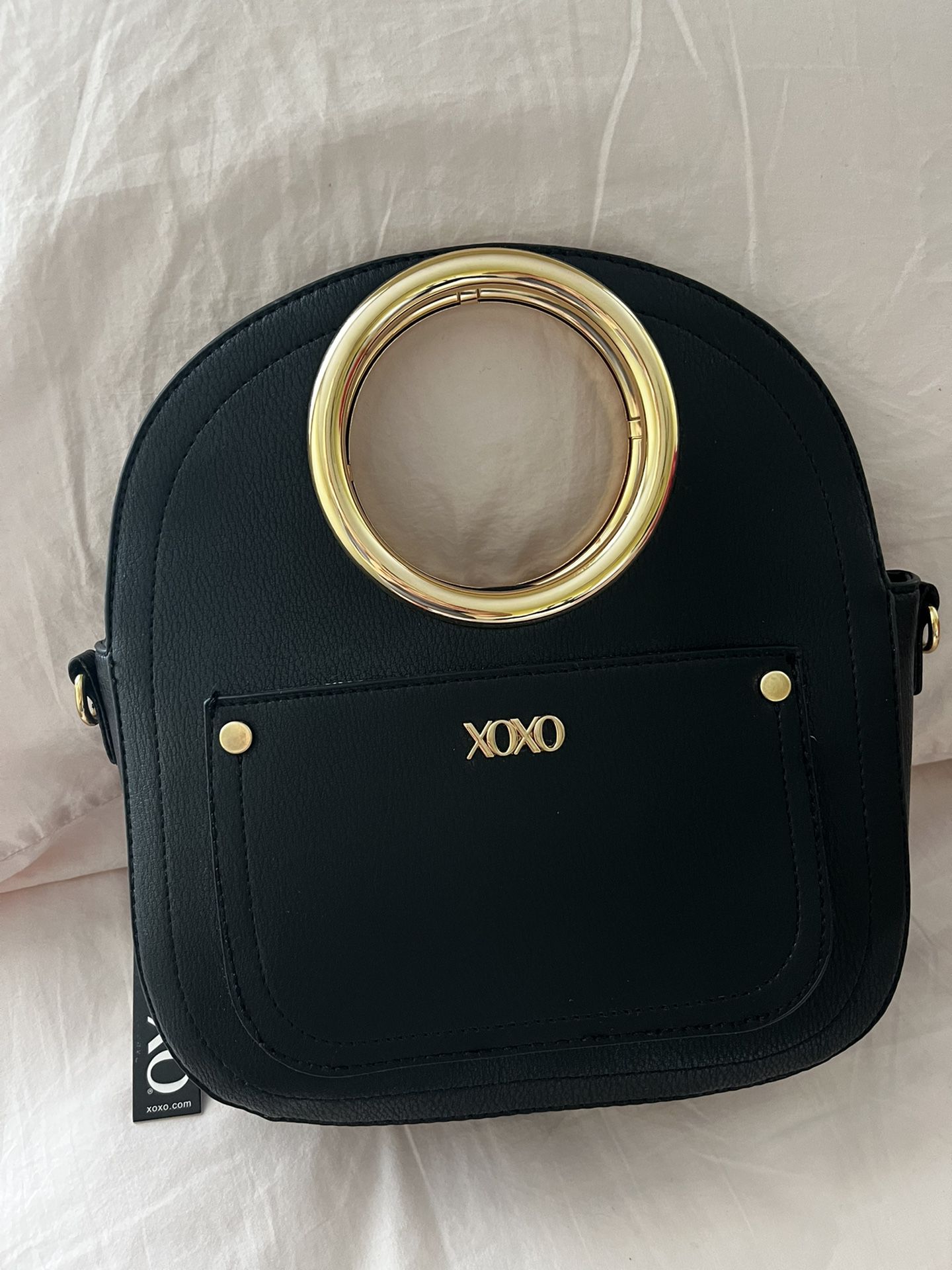 XOXO Black & Gold Handbag