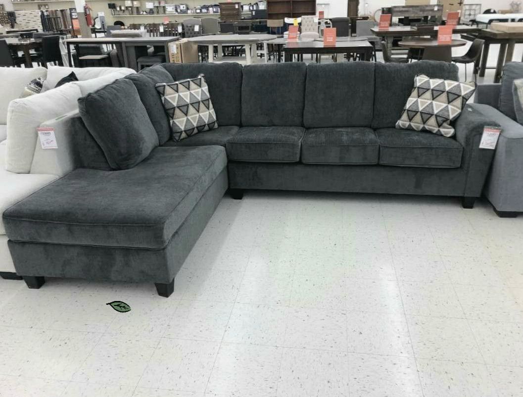 $39 DOWN Payment  Abinger Smoke RAF Sectional
