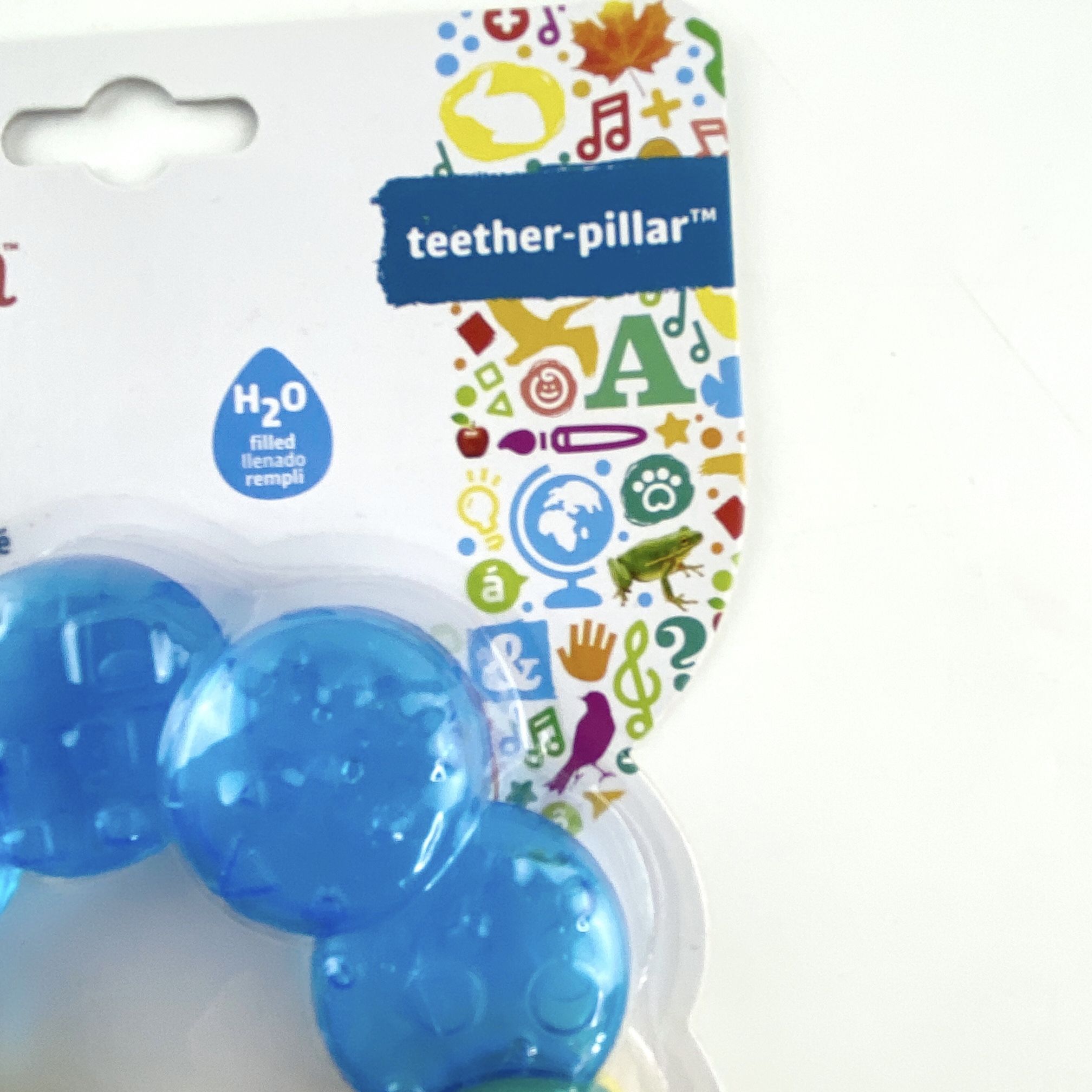 Baby Einstein Colorful Teether-Pillar Rattle Cool Refrigerated Teething Toy NEW
