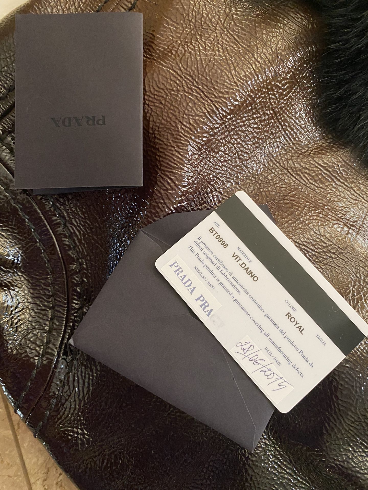 Prada Vitello Daino Bag