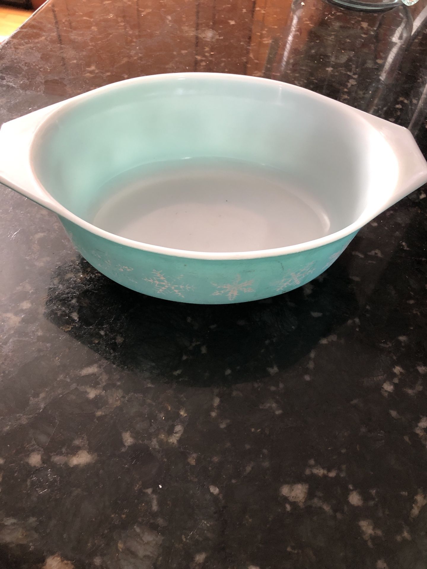 Snow Flake Pyrex Bowl
