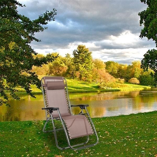 2pcs Plum Blossom Lock Portable Folding Chairs with Saucer Brown