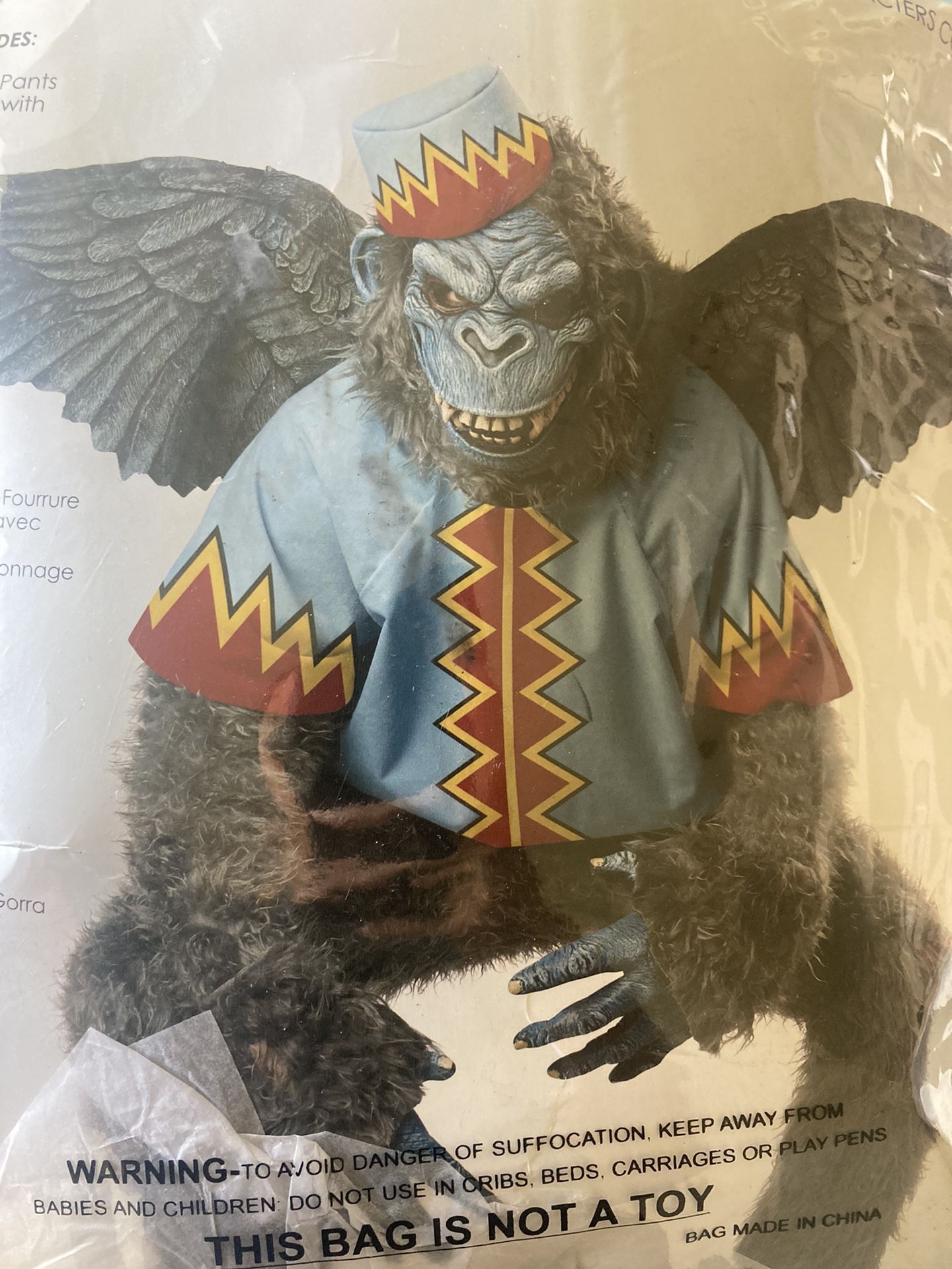 Flying monkey costume Full Body Adult Large