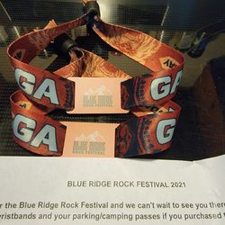 Blue Ridge Rock Fest 4 Day Pass/Bracelets Thumbnail