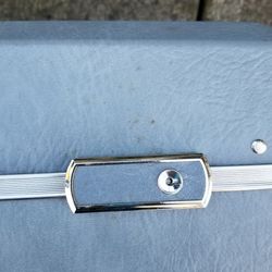 Vintage 1980s American Tourister "Escort" Hard Shell Wheeled Locking Suitcase w/ Keys & Garment Bag Thumbnail