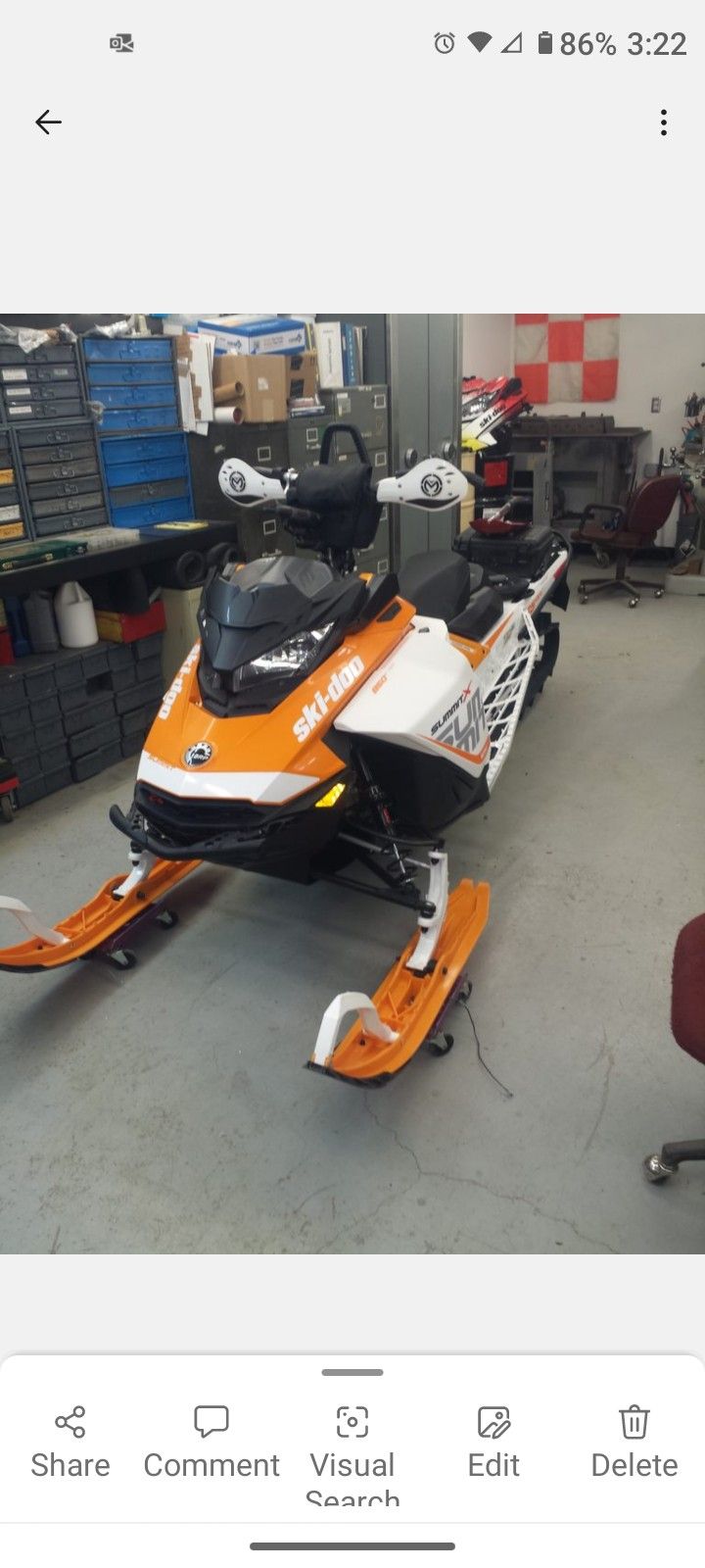 Ski-Doo REV G4 Summit X 850 165" Track Snowmobile
