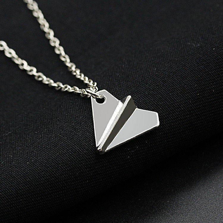 "Fashion Paper Airplane Alloy Necklace for Women, IN046
 
 