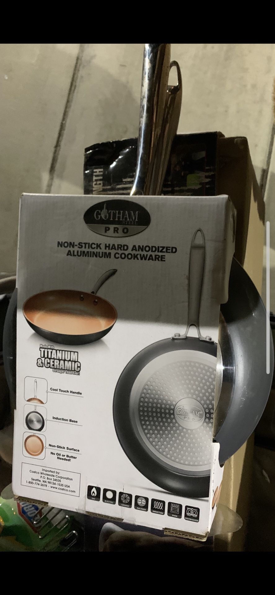 Gotham Steel Pro 2- Piece Titanium & Ceramic Nonstick Frying Pan