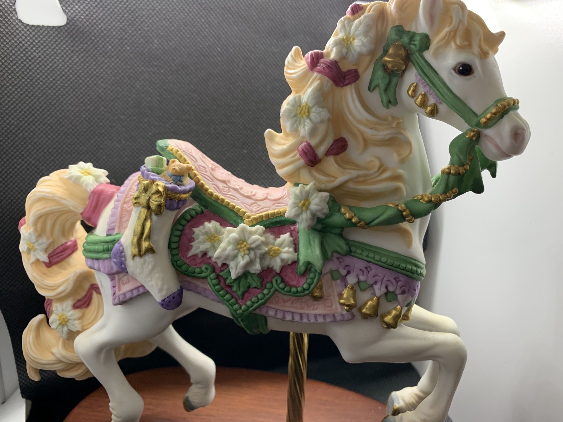 lenox christmas carousel horse